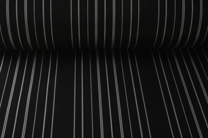 Sattler zonneschermdoek 295 grams 120 cm, zwart/zilver 407