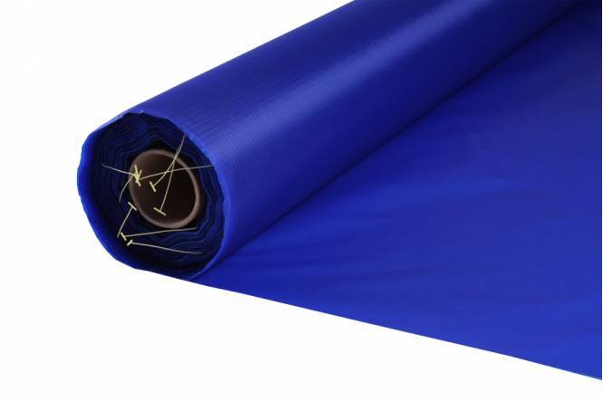 Lichtgewicht nylon ripstop 150 cm, kobaltblauw 80 gr/m² 70 Denier