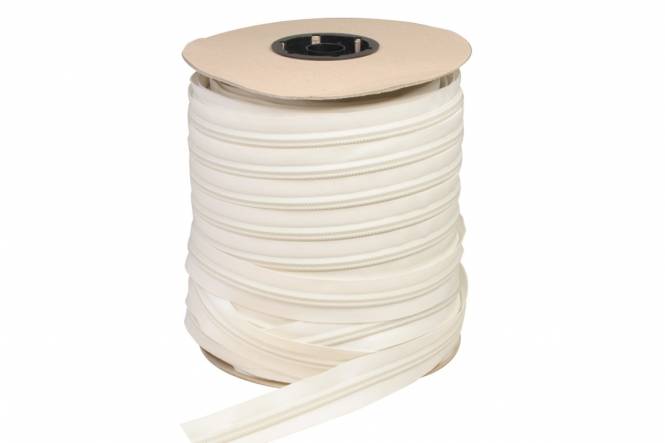 ESVO zipper tape 10 mm closed end, white