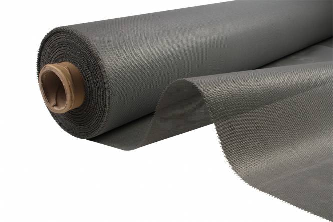 PVC Mesh / Gitter gewebe 210 cm, grau