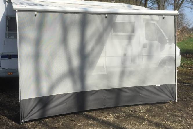 Sunblocker voor Fiamma en Omnistor grijs 190 x 240 cm