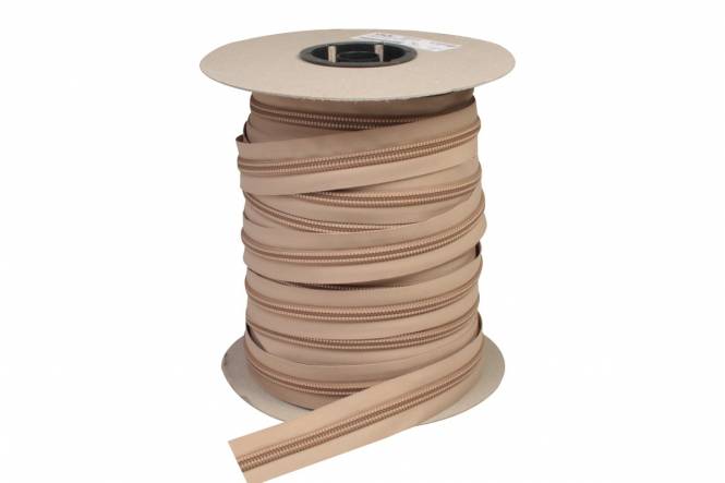 YKK ritsband 10 mm niet deelbaar, beige