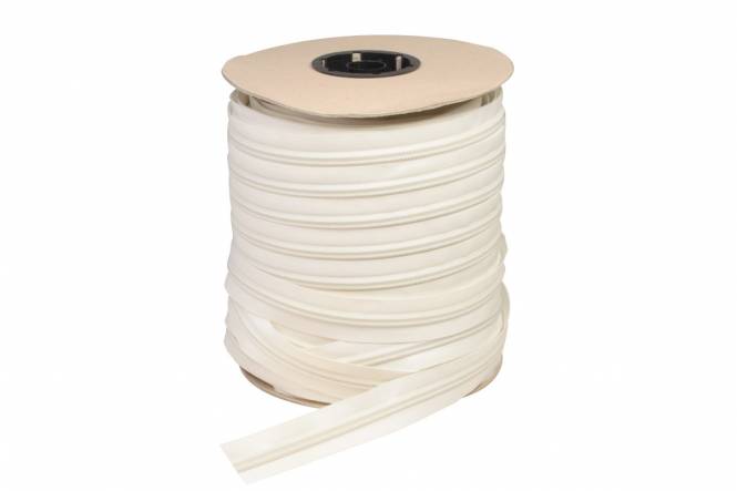 YKK ritsband 10 mm niet deelbaar, wit
