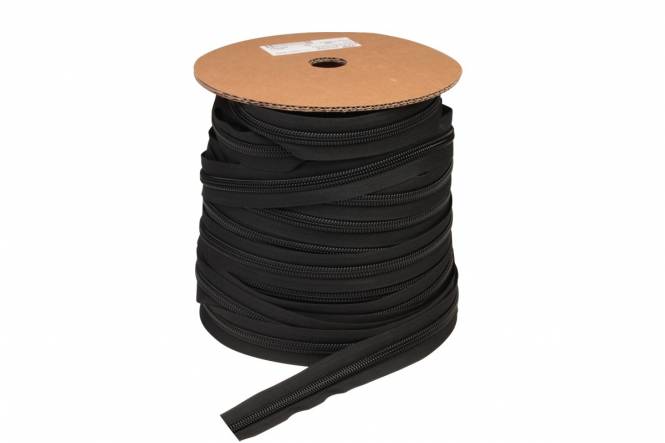 YKK ritsband 10 mm niet deelbaar, zwart