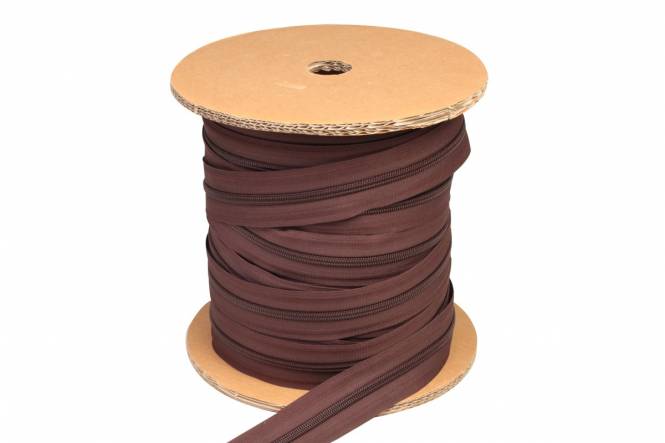 YKK ritsband 6 mm niet deelbaar, bruin