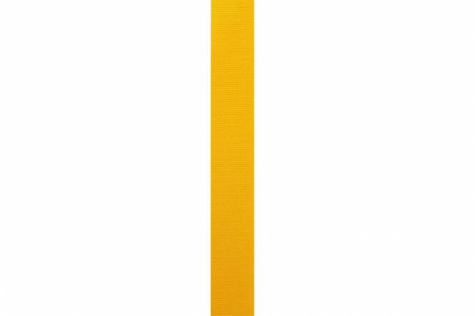 Band voor mondkapjes 11 mm polyester, geel