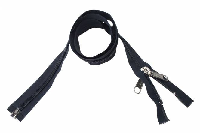 ESVO deelbare rits 10 mm deelbaar donkerblauw, 300 cm