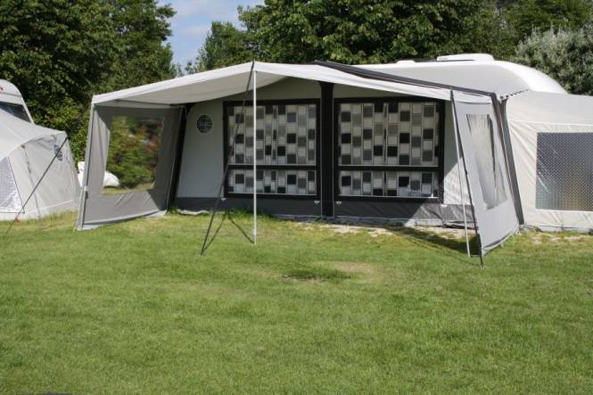Caravanluifel: Voortentluifel de Luxe, met ritsbare zijwanden