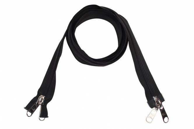 ESVO Reißverschlüsse 10 mm zwei Wege teilbar schwarz, 150 cm