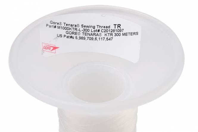 Gore Tenara PTFE sewing thread 40, 300 meter, white uv resistant