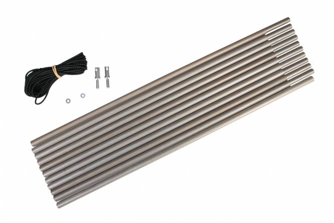 MOSTERT doe het zelf stokkenpakket aluminium, 360 - 405 cm