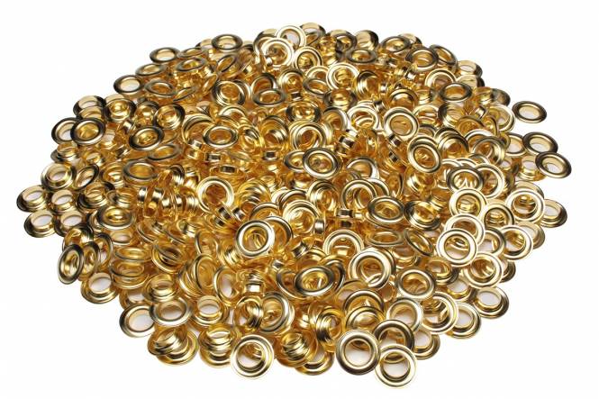 Set ESVO zeilringen Ø 16 mm messing, 500 stuks