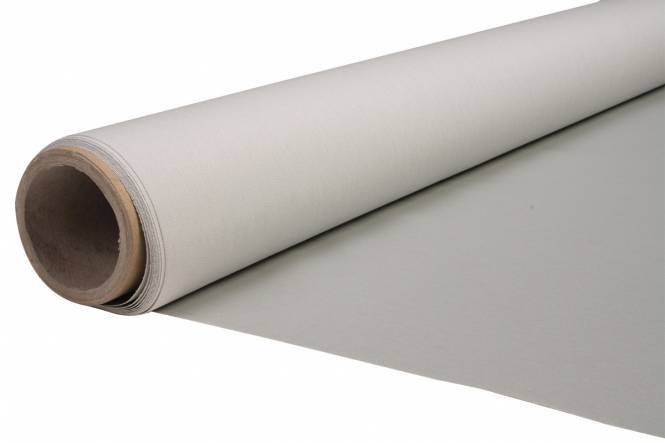 Gecoat zeildoek, 100% polyester, TenCate All Season WR-200, 243 cm, lichtgrijs 77676