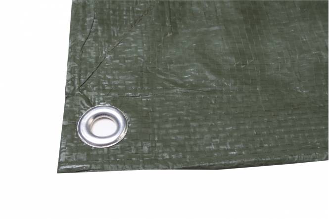 Gewebeplane mit Ösen, grün, 400 x 600 cm, 100, wasserdicht