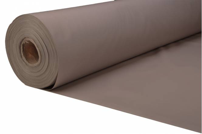 Brandwerende stof, polyester, waterdicht, UV bestendig, vlamvertragend, beige, 265 gr/m², 150 cm