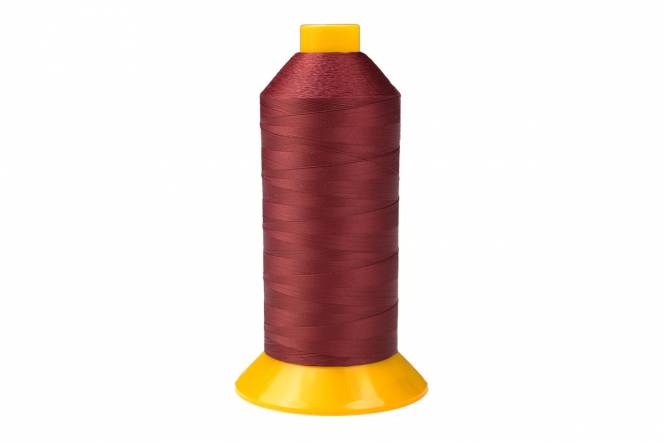 Polyester garen, AMANN, dikte 40, 4600 meter, bordeauxrood