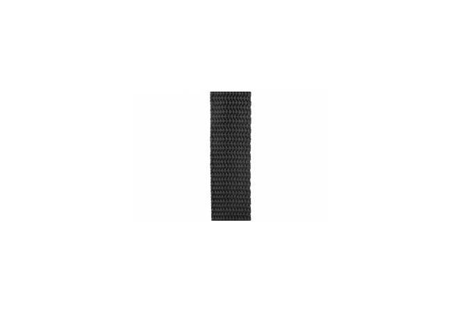Schnalleband Rolle 50 Laufmeter, 25 mm PP, schwarz