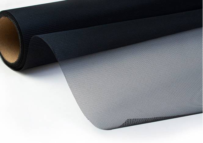 Moskitonetz Meterware, Mückennetz, schwarz, 150 cm