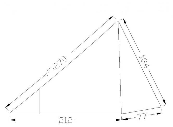 Seitenschirm Bedouin 240