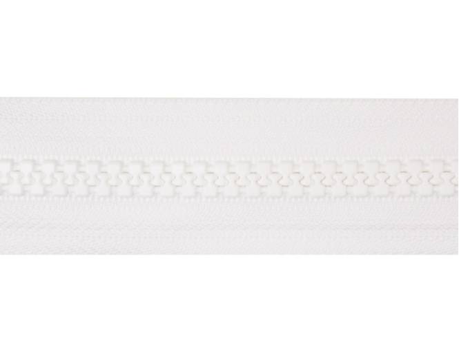 YKK VISLON Profilreißverschlussband 10 mm 10V nicht teilbar, weiß (Schieber nicht inbegriffen)