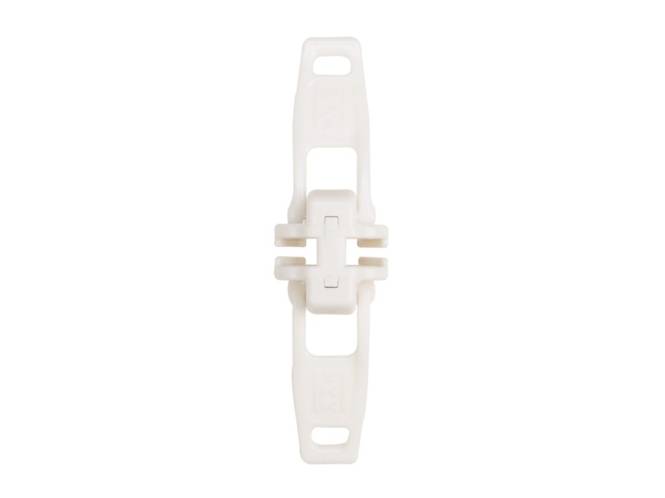 YKK VISLON Kunststoff Schieber 10 mm V autolock, weiß