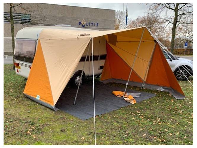 Atomatent luifel voor Levante / Lander caravan, op aanvraag