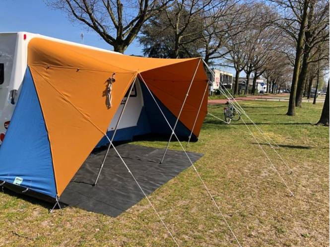 Atomatent luifel voor Sprite Alphine Sport caravan, op aanvraag