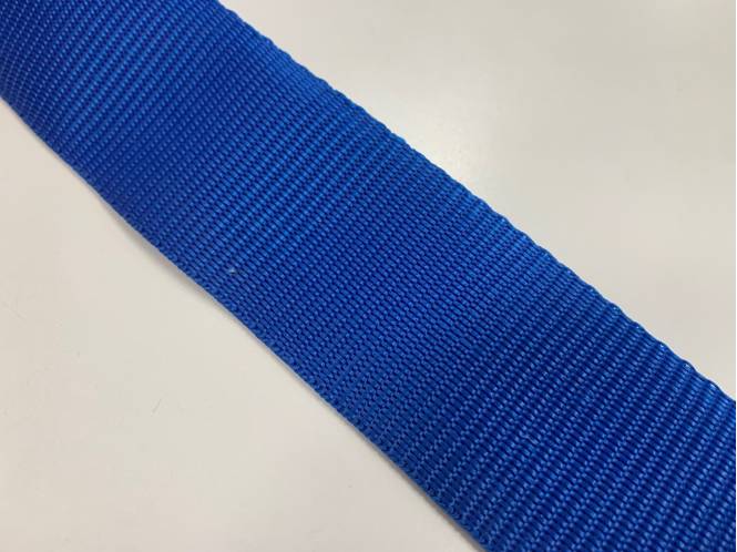 Gespenband polyester 50 mm, kobaltblauw