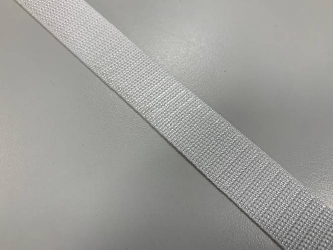 Gespenband polyester 20 mm, wit