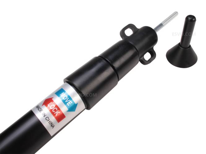 Adjustable telescopic aluminum tent pole 3 parts