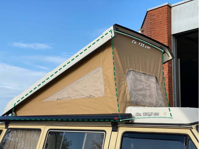 ESVO Hefdak voor Volkswagen T3 Westfalia, bouwjaar 1985 - 1989, beige 69745
