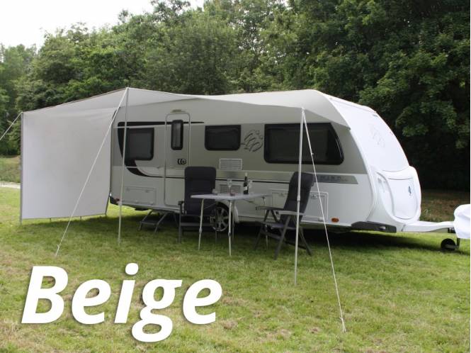 Sonnensegel Wohnwagen: Sonnendach "WILCO" 235, Grösse 2, beige