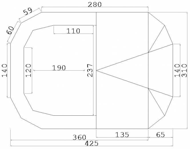 Lightweight cotton tent Acoma