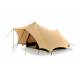Cotton pyramid tent Bedouin 200, sand/black, heavy duty cotton tent 'CENTURY EDITION'
