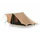 Cotton pyramid tent Bedouin 340 sand/black with sewn in groundsheet