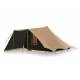 Cotton pyramid tent Bedouin 340 sand/black with sewn in groundsheet