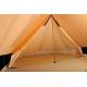 Cotton pyramid tent Bedouin 340 sand/black with sewn in groundsheet