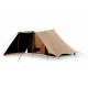 Cotton pyramid tent Bedouin 280 with sewn in groundsheet, sand/black