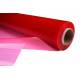 Roze transparante plastic folie, 140 cm, 0,60 mm