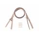 ESVO zip-fastener 10 mm closed end two-way X-form, beige