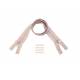 AANBIEDING ESVO rits 5 mm beige, 2-weg X-vorm niet-deelbaar