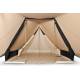 Cotton pyramid tent Bedouin 300 sand/black with sewn in groundsheet and ecru innertent