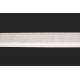 Caravanpees 7/5 mm met dubbel profiel, wit/grijs
