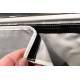 ESVO caravan tochtstrook, per meter, grijs, heavy duty met klittenband, 60 cm