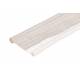 Caravanpees 7/5 mm met dubbel profiel, wit/grijs