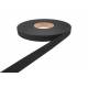 Tentband / Biesband 20 mm acryl, Jet Black Zwart N 680