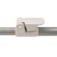 ESVO verstelbare stalen luifelstok 22/19 mm 165-245 cm, 3-delig + Powergrip