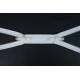 YKK VISLON Profilreißverschlüsse 10 mm 10 V nicht teilbar X-form weiß [CLONE]