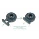 Minax Knopf anthrazit
