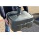 Vulbare parasolvoet 40 kg, op wielen, 40 liter inhoud